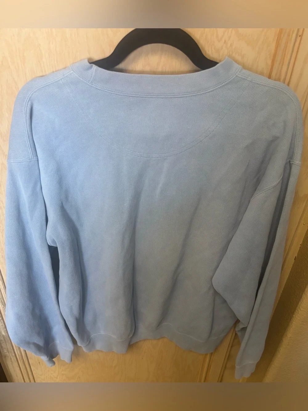 Vtg Faconnable Pullover Sweatshirt Sweater Mens Sz M Blue Crew Neck Crest Logo